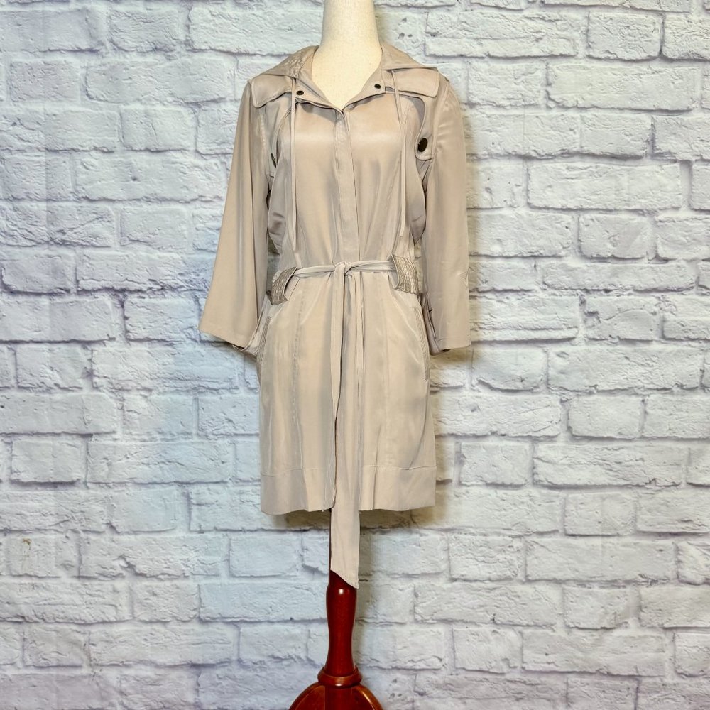 Mike & Chris Neutral Silk Jacket